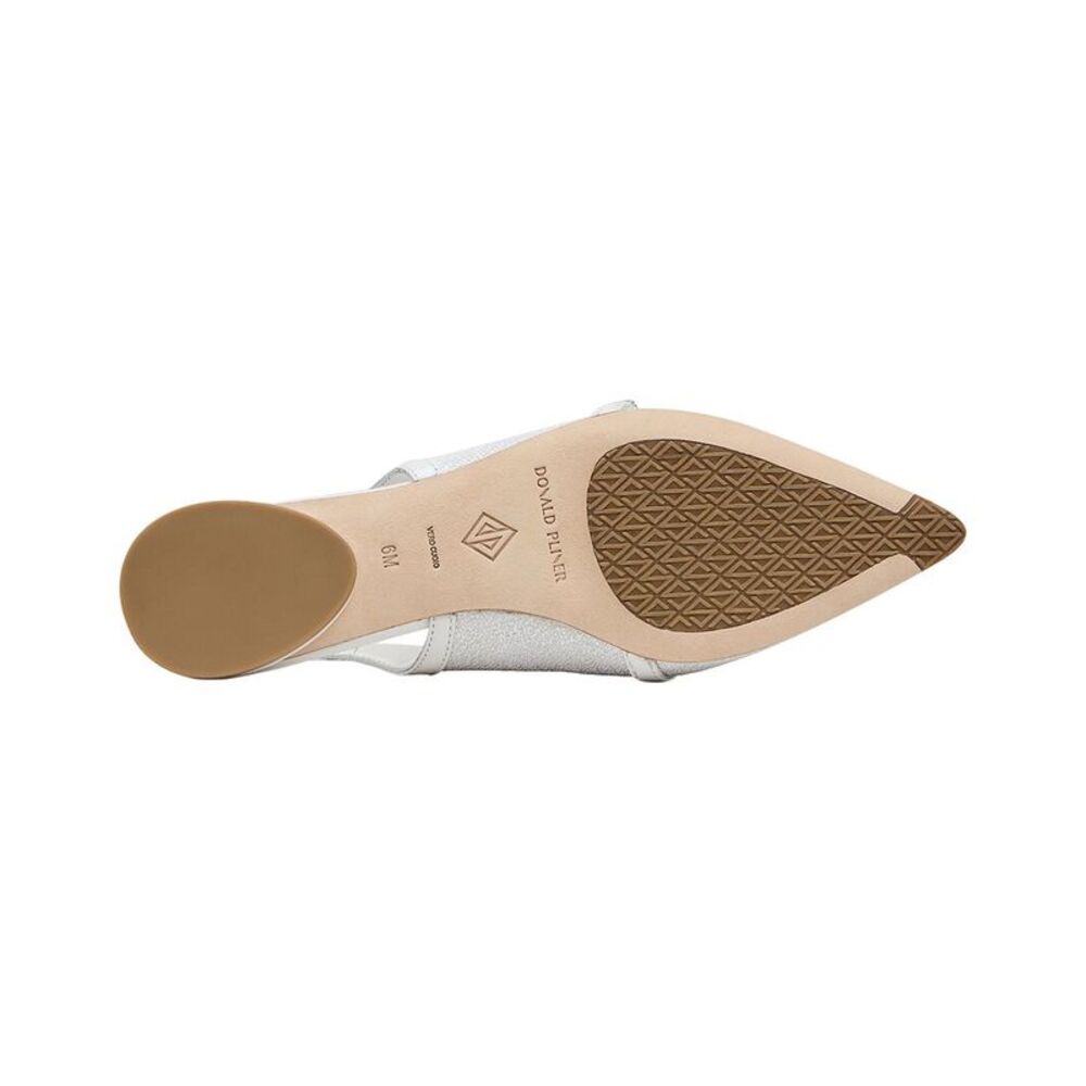Donald Pliner Rozamay Canvas Sling Back, White - Picture 4 of 5